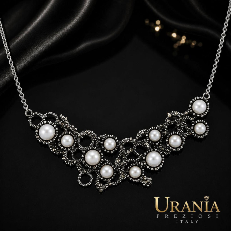 COLLANA THEODORA CM 45+5 IN OTTONE