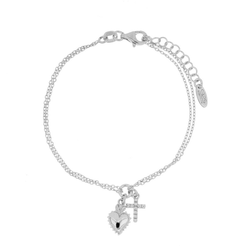 BRACCIALE KENORA IN ARGENTO 925 CM 16+2 CU 12MM CR 10MM
