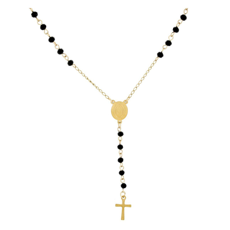 COLLANA ROSARIO CM 50 IN ACCIAIO