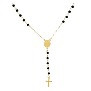 COLLANA ROSARIO CM 50 IN ACCIAIO