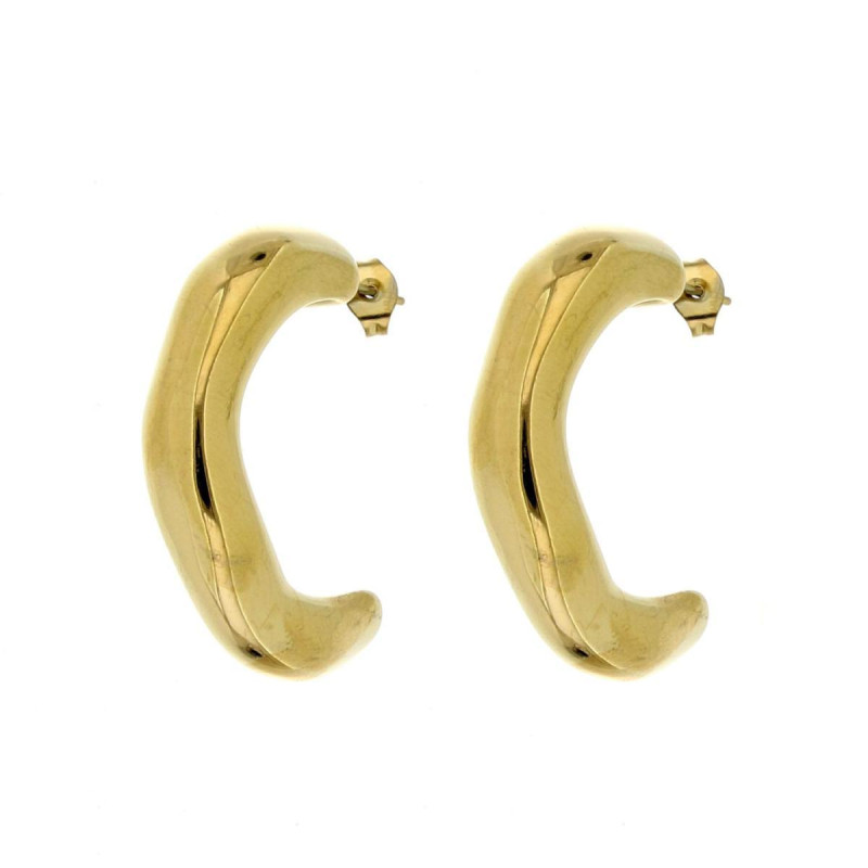 ORECCHINI CIRCE MM 37 IN ACCIAIO