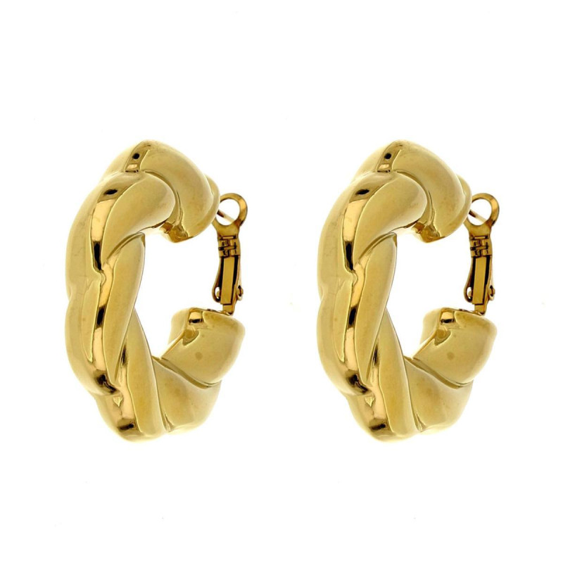 ORECCHINI CIRCE MM 37 IN ACCIAIO