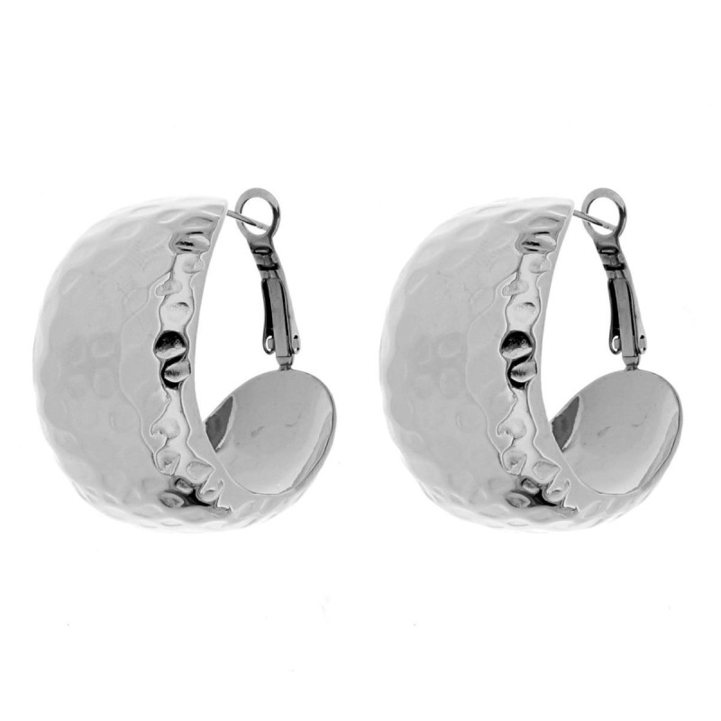 ORECCHINI CIRCE MM 33 IN ACCIAIO