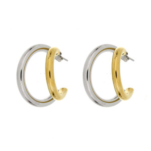 ORECCHINI CIRCE MM 30 IN ACCIAIO