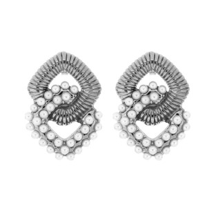 ORECCHINI CIRCE MM 31x22 IN ACCIAIO
