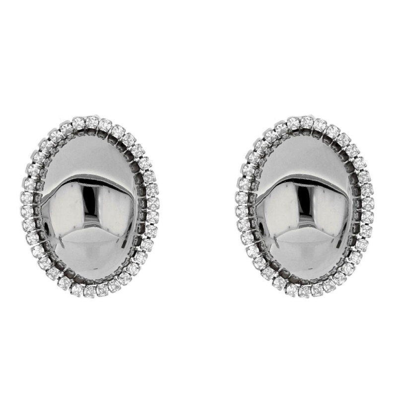 ORECCHINI CIRCE MM 31 IN ACCIAIO
