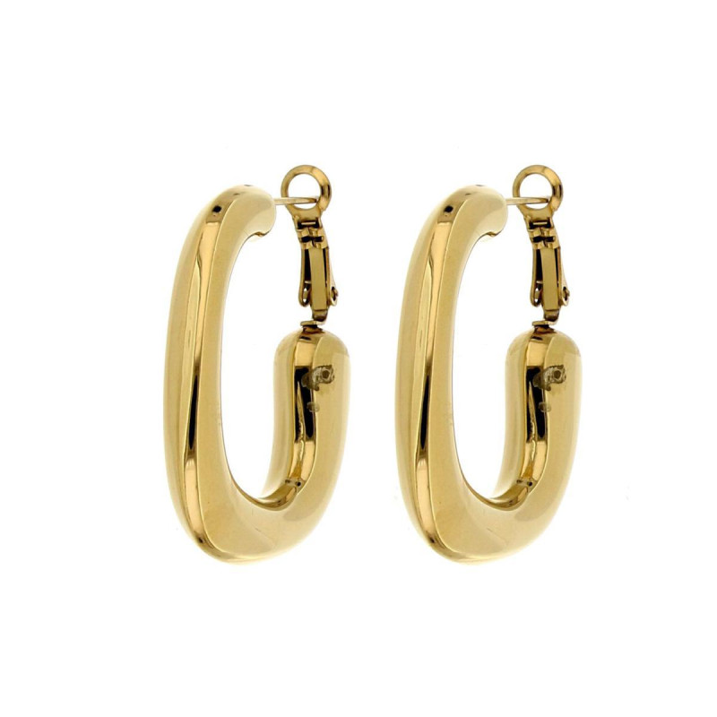 ORECCHINI CIRCE MM 37x31 IN ACCIAIO