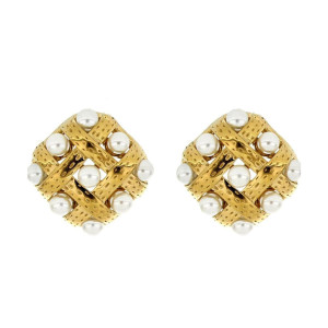 ORECCHINI CIRCE MM 21 IN ACCIAIO