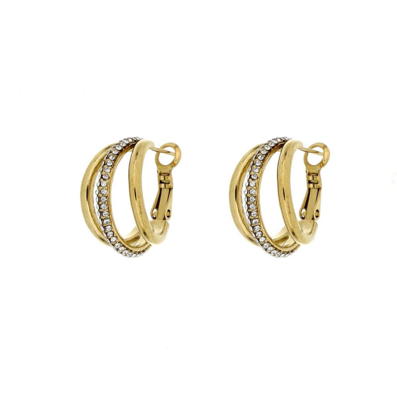 ORECCHINI CIRCE MM 21 IN ACCIAIO