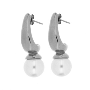 ORECCHINI KALISTA IN ACCIAIO 36X12 MM P 12 MM