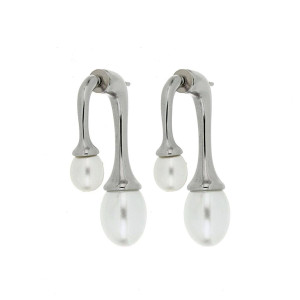ORECCHINI KALISTA IN ACCIAIO 30X14 MM