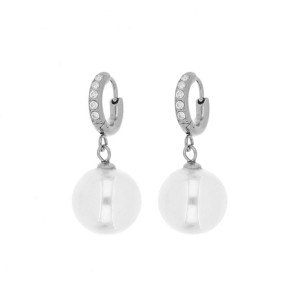 ORECCHINI KALISTA IN ACCIAIO B 11 MM P 12 MM