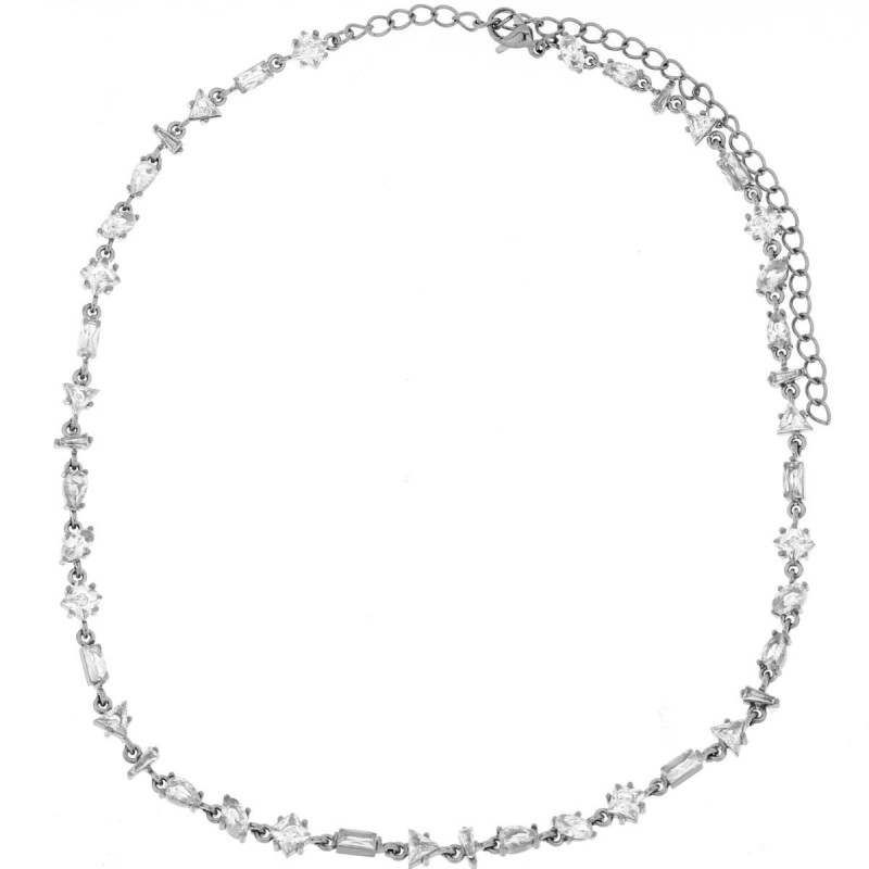 COLLANA LYREA IN ACCIAIO 33+11 CM
