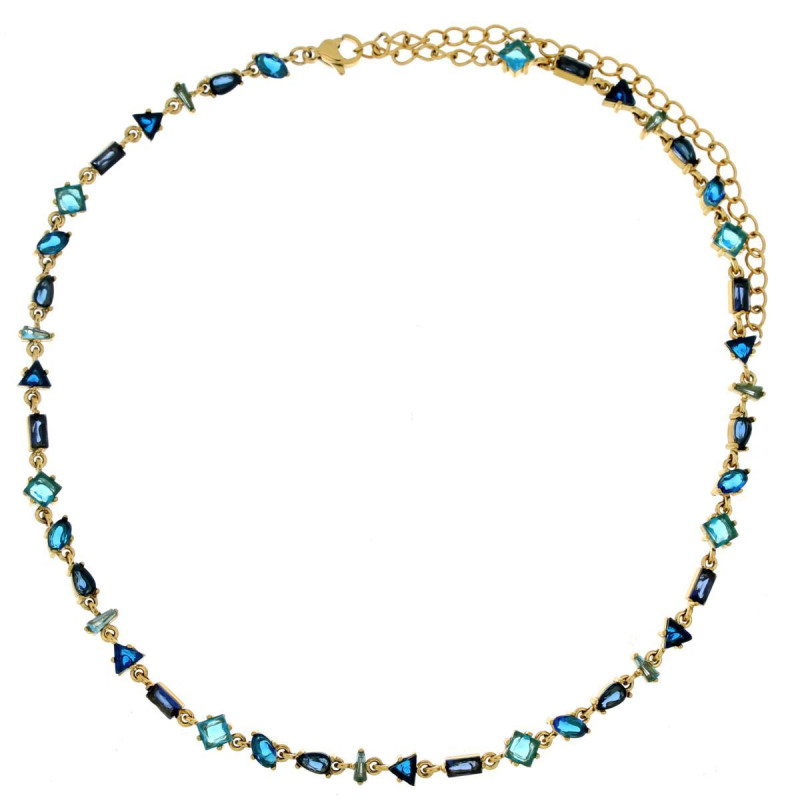 COLLANA LYREA IN ACCIAIO 33+11 CM