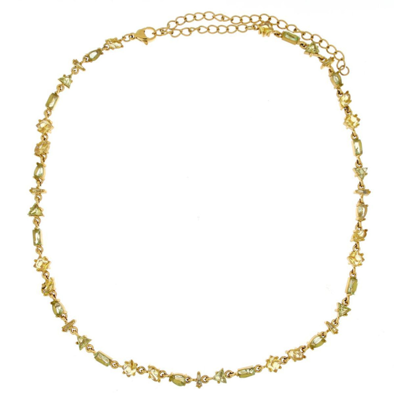 COLLANA LYREA IN ACCIAIO 33+11 CM