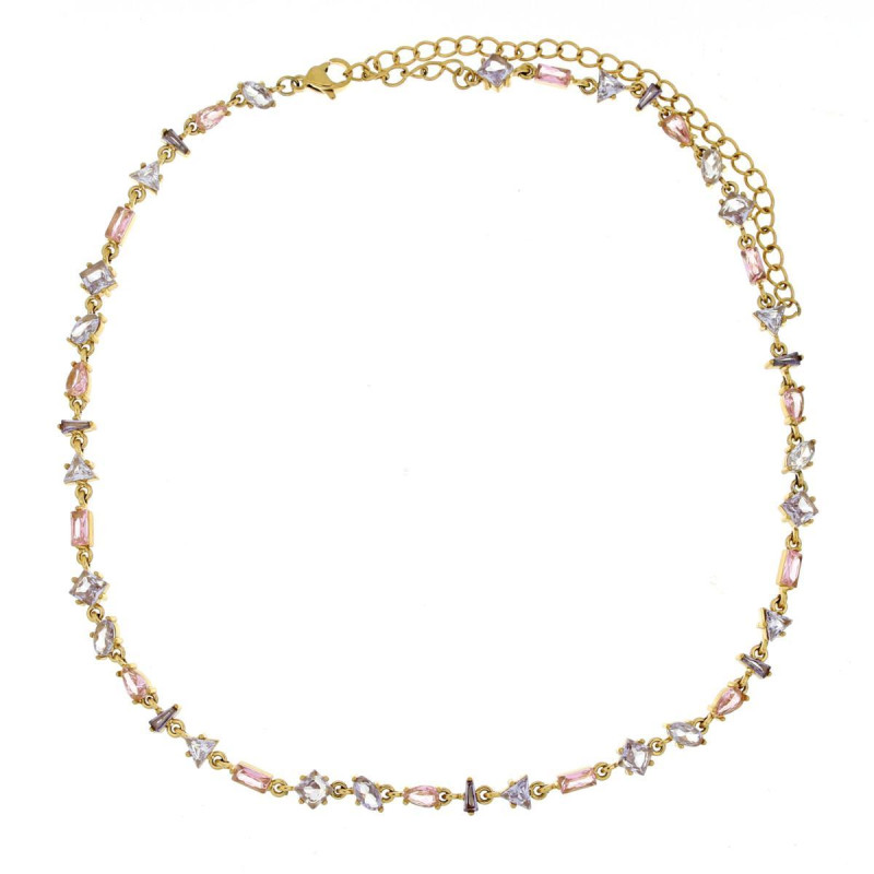 COLLANA LYREA IN ACCIAIO 33+11 CM