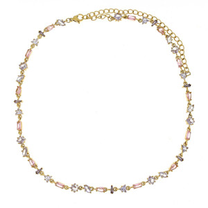 COLLANA LYREA IN ACCIAIO 33+11 CM