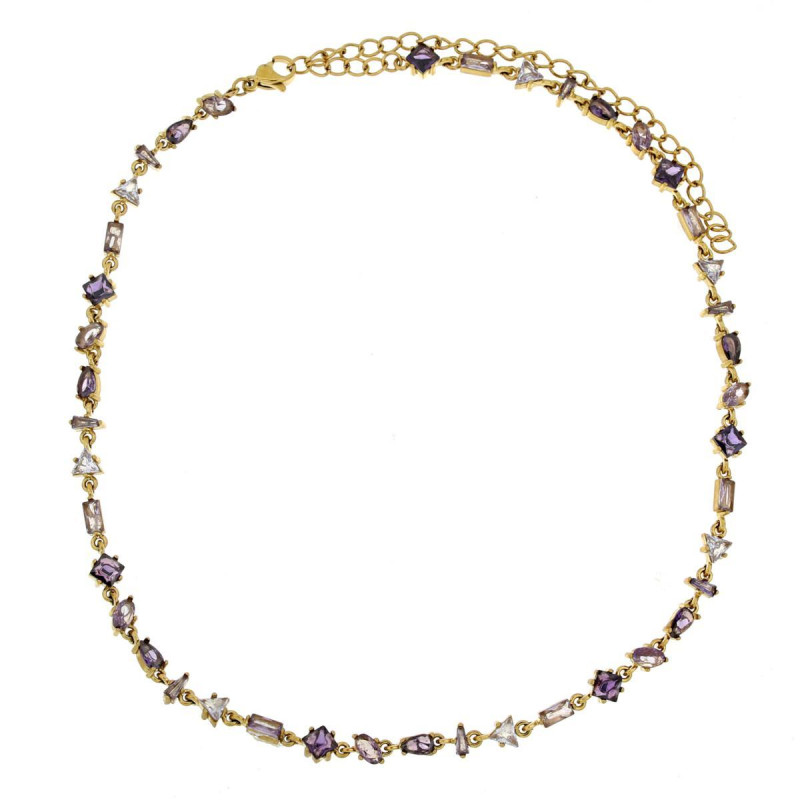 COLLANA LYREA IN ACCIAIO 33+11 CM