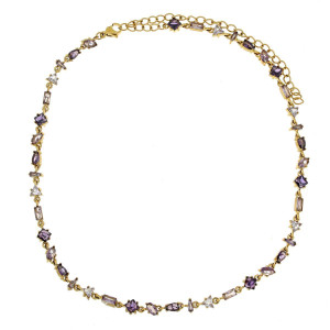 COLLANA LYREA IN ACCIAIO 33+11 CM
