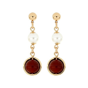 ORECCHINO VENERE MM 43 IN OTTONE