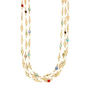 COLLANA VENERE IN OTTONE CM 85