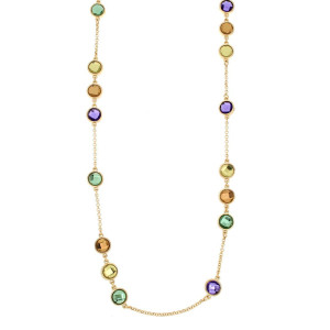 COLLANA VENERE IN OTTONE CM 112