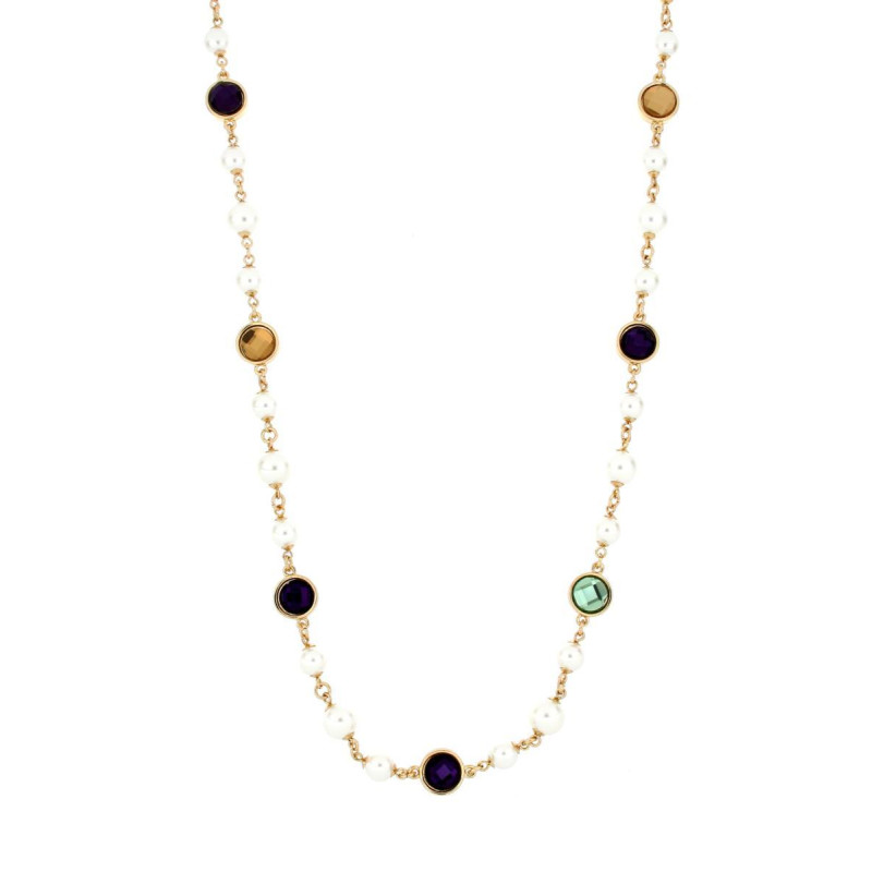 COLLANA VENERE IN OTTONE CM 120+5
