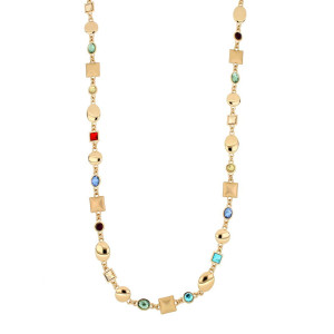 COLLANA VENERE IN OTTONE CM 125+5