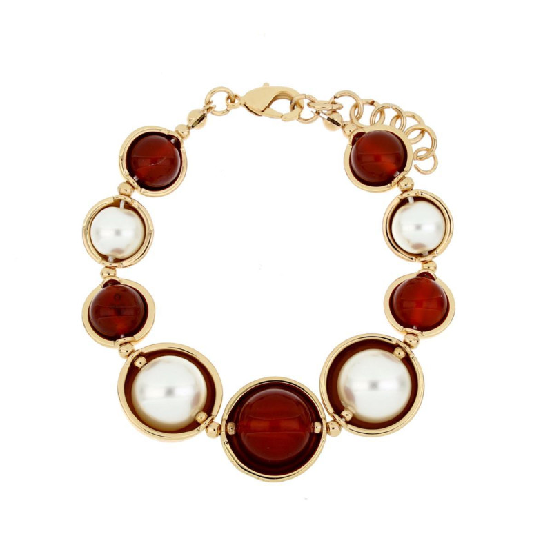 BRACCIALE MM 18+3 VENERE IN OTTONE