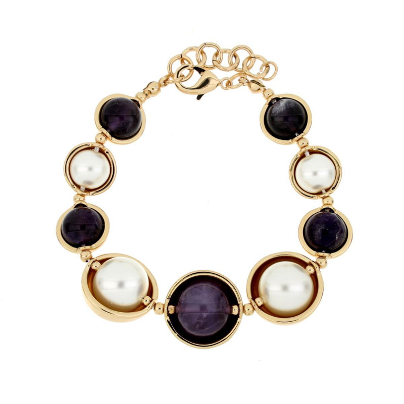 BRACCIALE MM 18+3 VENERE IN OTTONE
