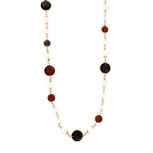COLLANA VENERE IN OTTONE CM 83