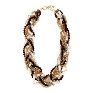 COLLANA VENERE IN OTTONE CM 50+5