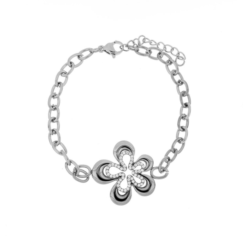 BRACCIALE "CLIO" MM 16+3 IN ACCIAIO MM 24