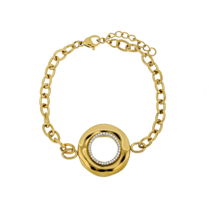 BRACCIALE "CLIO" MM 16+3 IN ACCIAIO MM 23