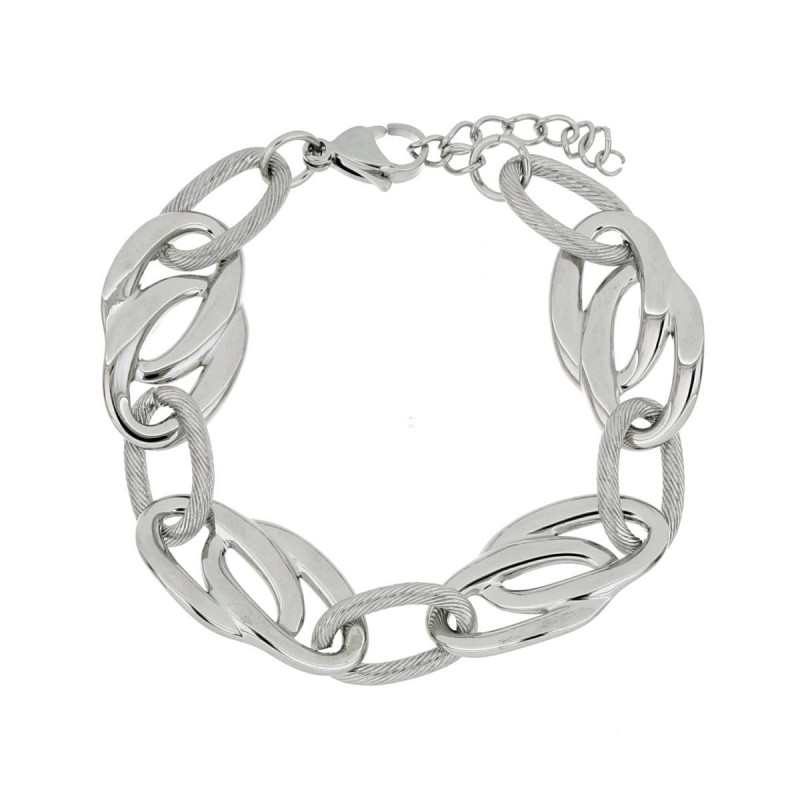 BRACCIALE "CLIO" CM 18+3 IN ACCIAIO