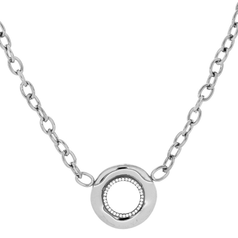 COLLANA "CLIO" CM 37+5 IN ACCIAIO MM 23