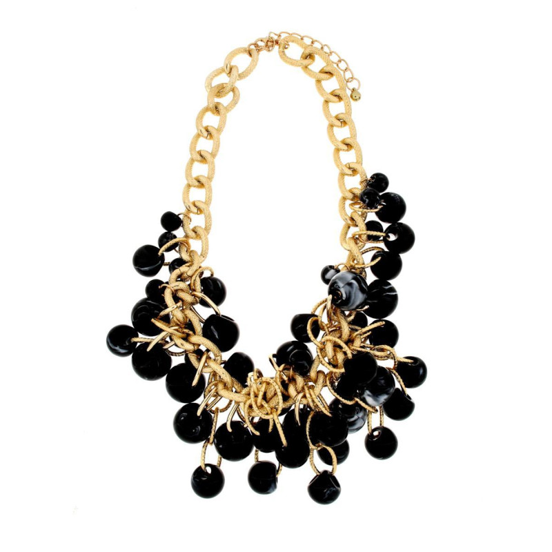 COLLANA VENERE IN OTTONE CM 45+6