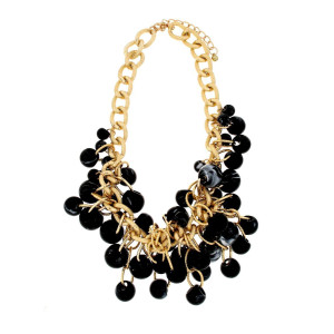 COLLANA VENERE IN OTTONE CM 45+6