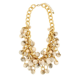 COLLANA VENERE IN OTTONE CM 45+6