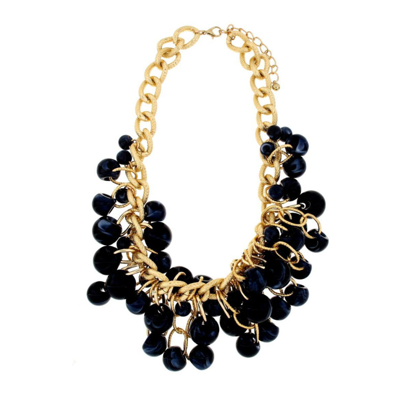 COLLANA VENERE IN OTTONE CM 45+6