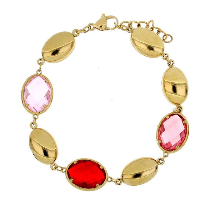 BRACCIALE LEDA CM 18+2  IN ACCIAIO