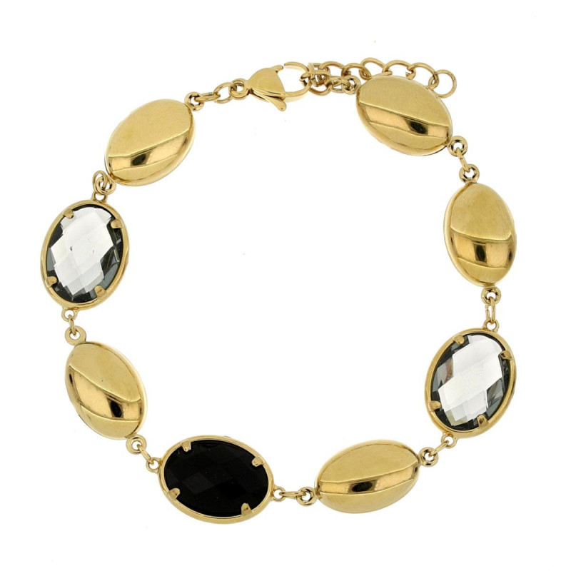 BRACCIALE LEDA CM 18+2  IN ACCIAIO