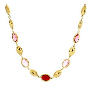 COLLANA LEDA CM 41+5 IN ACCIAIO