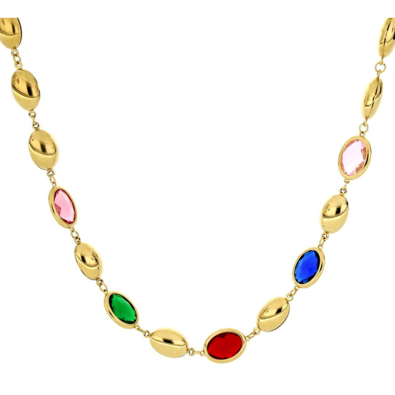 COLLANA LEDA CM 41+5 IN ACCIAIO