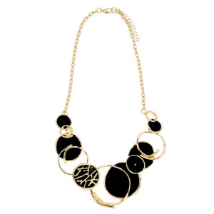 COLLANA ARMONIA CM 42+5 IN OTTONE MM 42