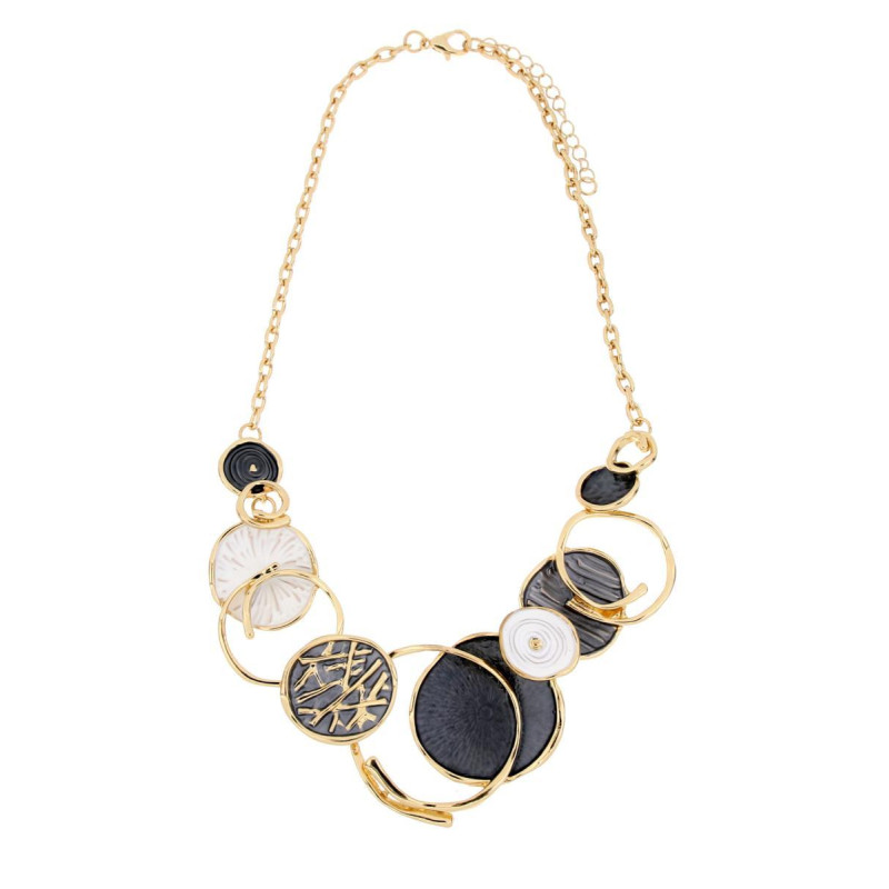 COLLANA ARMONIA CM 42+5 IN OTTONE MM 42