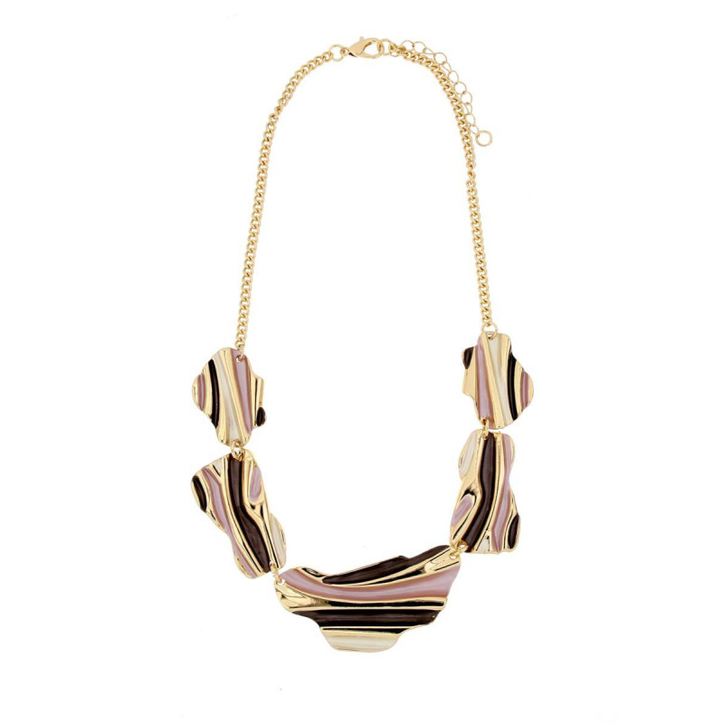 COLLANA ARMONIA CM 40+5 IN OTTONE MM 24