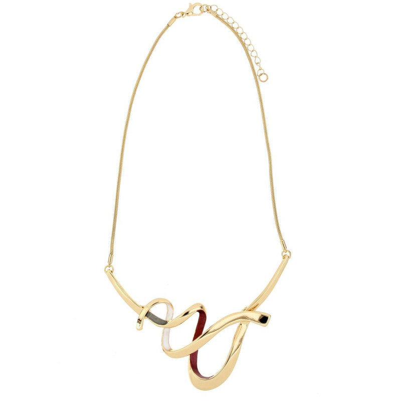 COLLANA ARMONIA CM 45+5 IN OTTONE MM 43
