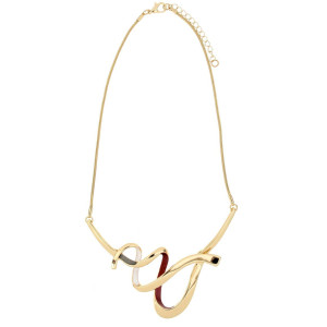 COLLANA ARMONIA CM 45+5 IN OTTONE MM 43