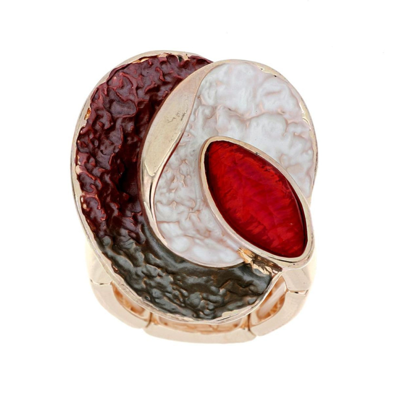 ANELLO ARMONIA MM 29X24 IN OTTONE